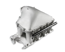 Load image into Gallery viewer, 8.2" SBF Ford Hi-Ram Intake Manifold with 95mm 1986-95 Ford 5.0 Throttle Body Flange Side Mount Top.