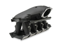 Load image into Gallery viewer, 8.2" SBF Ford Hi-Ram Intake Manifold with 105mm 1986-95 Ford 5.0 Throttle Body Flange Side Mount Top. Black
