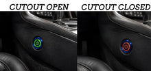 Load image into Gallery viewer, Granatelli Motor Sports Billet Illuminated Exhaust Cutout Push Button- "BLUE" - 303512BL