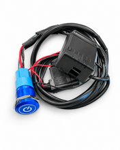 Load image into Gallery viewer, Granatelli Motor Sports Billet Illuminated Exhaust Cutout Push Button- "BLUE" - 303512BL