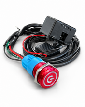 Load image into Gallery viewer, Granatelli Motor Sports Billet Illuminated Exhaust Cutout Push Button- "RED"-  303512RD