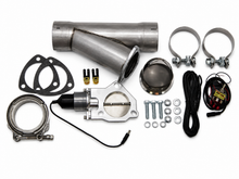 Load image into Gallery viewer, Granatelli Motor Sports Electronic Exhaust Cutout Kit 303530 - Mild Steel Slip-Fit - 3.00"