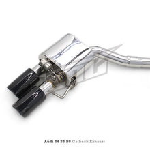 Load image into Gallery viewer, Stainless Valved Catback Exhaust System for Audi B8 B8.5 S4 S5