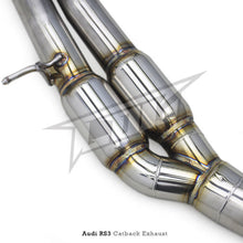 Load image into Gallery viewer, Stainless Valved Catback Exhaust System for Audi RS3 TTRS 2.5T