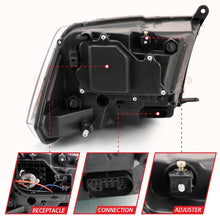 Load image into Gallery viewer, ANZO 2009-2018 Dodge Ram 1500 Projector Plank Style Switchback H.L Halo Chrome Amber (OE Style) 111440