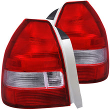 Load image into Gallery viewer, Anzo 1996-2000 Honda Civic Tail lights Red/Clear