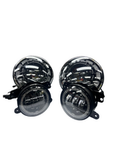 Load image into Gallery viewer, SPDZ1 Oculus 7” RGB LED Headlights with LED RGB Fog Light Kit – App Controlled Multi-Mode Halo
