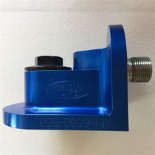 Load image into Gallery viewer, Ford Racing Push Rod V8 90 Degree Billet Oil Filter Adapter M-6880-B50