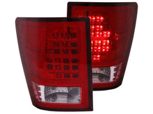 Load image into Gallery viewer, Anzo 2007-2010 Jeep Grand Cherokee LED Tail lights Red/Clear