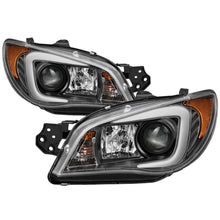 Load image into Gallery viewer, Spyder Subaru WRX 06-07 Projector Headlights - HID Model Only - Black PRO-YD-SWRX06-HID-LBDRL-BK 5083913