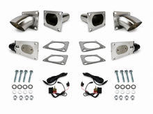 Load image into Gallery viewer, Granatelli Motor Sports Electronic Exhaust Oval Cutout Kit 313530D - Stainless Steel Weld-In