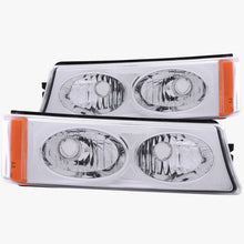 Load image into Gallery viewer, Anzo 2003-2006 Chevrolet Silverado 1500 Euro Parking Lights Crystal