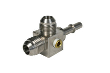Load image into Gallery viewer, Aeromotive 3/8'' Male Quick Connect to (2) ORB-08 Male Flare T