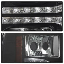 Load image into Gallery viewer, Spyder Chevy Silverado 1500 07-13 V2 Projector Headlights - LED DRL - Black PRO-YD-CS07V2-DRL-BK 5083524