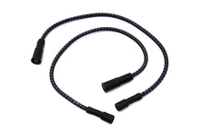 Load image into Gallery viewer, Sumax Black with Blue Tracer 7mm Spark Plug Wire Set