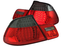 Load image into Gallery viewer, Anzo 2000-2003 BMW 3 Series E46 LED Tail lights Red/Smoke 4pc