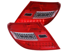 Load image into Gallery viewer, Anzo 2008-2010 Mercedes Benz C Class W204 LED Tail lights Red/Clear