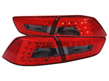 Load image into Gallery viewer, Anzo 2008-2015 Mitsubishi Lancer LED Taillights Red/Smoke
