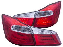 Load image into Gallery viewer, Anzo 2013-2015 Honda Accord LED Taillights Red/Clear 4pc