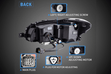 Load image into Gallery viewer, Subaru WRX &amp; WRX STI 1st Gen (VA) Black LED Matrix Projector Headlights (2015-2021)