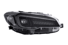 Load image into Gallery viewer, Subaru WRX &amp; WRX STI 1st Gen (VA) Black LED Matrix Projector Headlights (2015-2021)