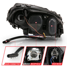 Load image into Gallery viewer, ANZO 2005-2013 Chevy Corvette Projector Plank Style Switchback H.L. Black Amber 121553