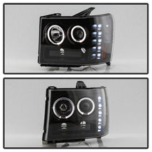 Load image into Gallery viewer, Spyder GMC Sierra 1500/GMC Sierra Denali 08-13 Projector LED Halo- LED All Blk PRO-YD-GS07-HL-BKV2 5086020