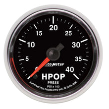 Load image into Gallery viewer, AutoMeter GS Series 2-1/16in High Pressure Oil Pump 0-4K PSI Digital Stepper Motor Electrical Gauge 3896