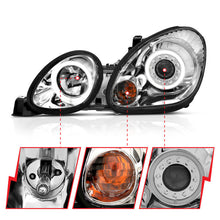 Load image into Gallery viewer, Anzo 1998-2005 Lexus Gs300 Projector Headlights w/ Halo Chrome