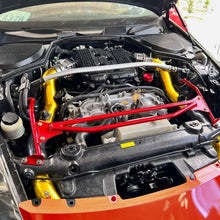 Load image into Gallery viewer, Upper Nismo Style Strut H Brace Bar Red For VQ Nissan 350Z Z33 VQ35