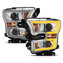 Load image into Gallery viewer, Anzo 2015-2016 Ford F-150 Projector Headlights w/ Plank Style Switchback Ch