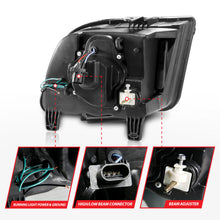Load image into Gallery viewer, ANZO 05-09 Ford Mustang (w/Factory Halogen HL Only) Projector Headlights w/Light Bar Chrome Housing 121567