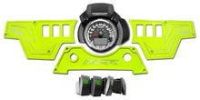Load image into Gallery viewer, XP1000 3 piece Dash Panel Lime Squeeze with switches