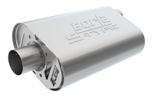 Load image into Gallery viewer, Borla CrateMuffler SBC Hot 350/383 3.0 inch Offset/Center 14in x 4.35in x 9in Oval S-Type Muffler 400843