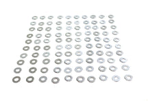 Load image into Gallery viewer, Chrome Flat Washers 1/4 inch Inner Diameter