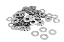 Load image into Gallery viewer, Chrome Flat Washers 3/8 inch Inner Diameter