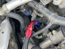 Load image into Gallery viewer, 350Z-G35 REVUP Baffled Oil Catch Can System Kit - RED (PCV SIDE)