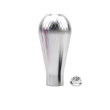 Load image into Gallery viewer, Billet Silver Tear Drop Weighted Shift Knob 195 Grams M10 x 1.5 Aluminum EG EK DC2 | AFFILIATE