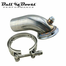 Load image into Gallery viewer, Stainless Downpipe Elbow 90° Holset Turbo HY35 HX HE351 V-band Flange Clamp
