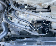 Load image into Gallery viewer, 350Z-G35 REVUP Baffled Oil Catch Can System Kit - Blacked Out (PCV SIDE)
