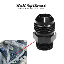 Load image into Gallery viewer, 10AN to PCV Delete-Replacement Fitting for catchcan, blowby - Fits Nissan