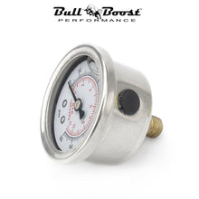 Load image into Gallery viewer, Fuel Pressure Regulator Gauge 0-160 Psi Bar Liquid Fill Chrome Fuel Oil Rail