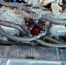 Load image into Gallery viewer, VQ35DE Revup G35-350Z Baffled Oil Catch Can | Complete Crank Case Breather Kit