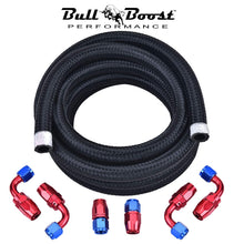 Load image into Gallery viewer, AN10 -10AN Fitting Stainless Steel Braided Oil Fuel Hose Line Kit 10Feet