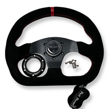 Load image into Gallery viewer, G35 G37 Suede Steering Wheel + Quick Release Short HUB Adapter