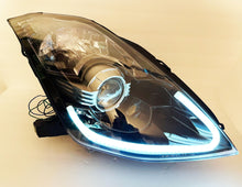 Load image into Gallery viewer, 2003-2009 Nissan 350Z Z33 Fairlady Smoke LED "HID Type" DEPO Headlights