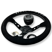 Load image into Gallery viewer, Steering Wheel + Hub Adapter for Toyota Chaser KE70 AE71 AE82 AE86 Supra Corolla