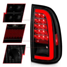 Load image into Gallery viewer, ANZO 00-06 Toyota Tundra LED Taillights w/ Light Bar Black Housing Smoke Lens 311412