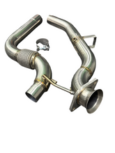 Load image into Gallery viewer, SPDZ1 Race Spec High Flow Downpipe For 2015-2023 Ford Mustang Eco boost 2.3t