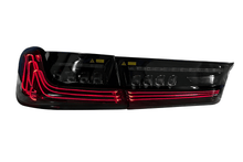 Load image into Gallery viewer, BMW 3 Series G20 G28 Red and Smoked CSL Style Laser Tail Lights (2019-2024)